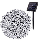 Waterproof Solar Powered String Lights - 10m | 200 LED | 8 Modes | Warm White Outdoor Fairy Lights